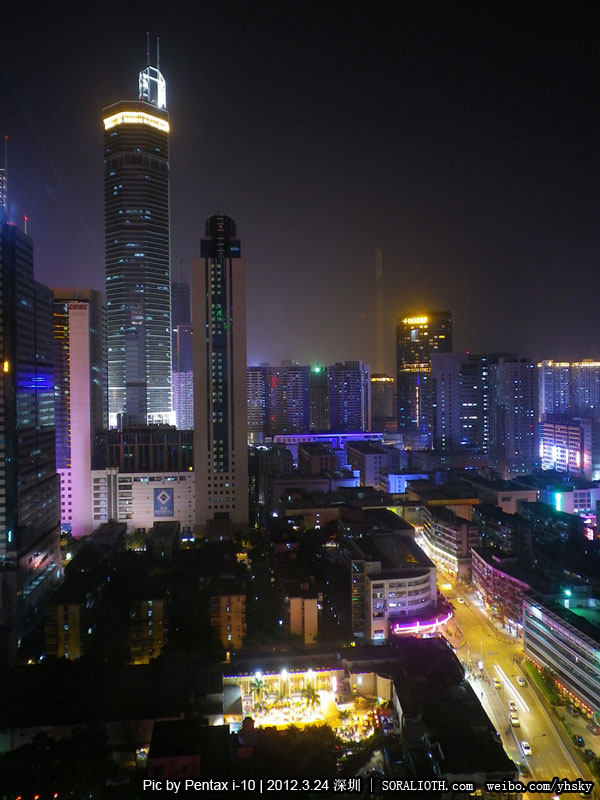 宾得 i-10 深圳夜景