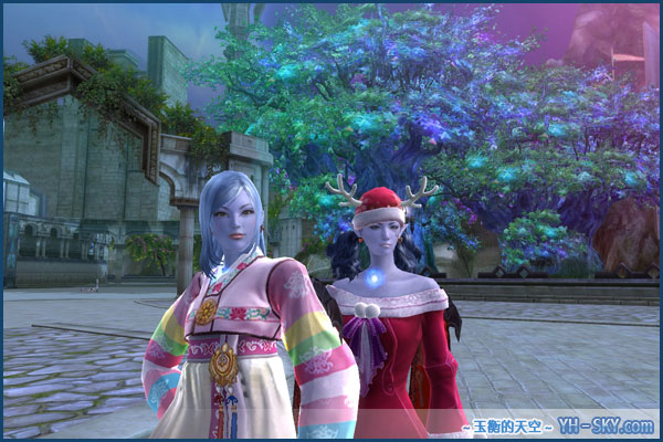 伏魔殿 节日服装合影~